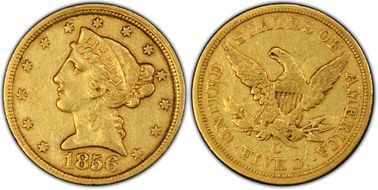 1856-C $5 XF45