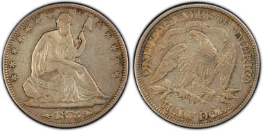 1873-CC 50C Arrows VF25
