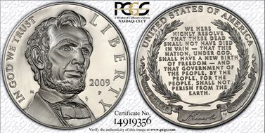 2009-P $1 Abraham Lincoln PR70DCAM