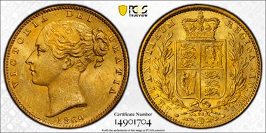 1869 Sov S-3853 MS65+