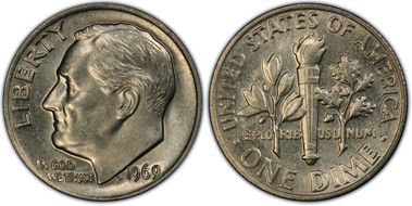 1969 10C MS65