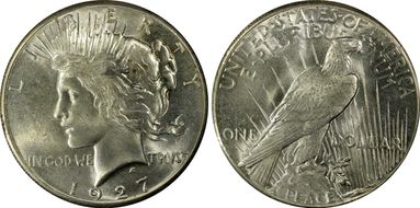1927 $1 MS64