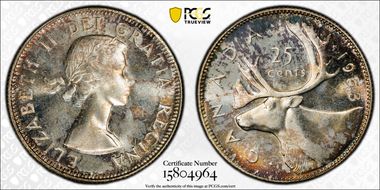 1953 25C No Strap MS66