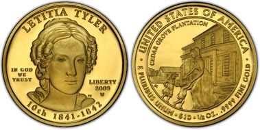 2009-W $10 Letitia Tyler First Strike PR70DCAM