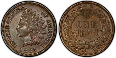 1885 1C AU58BN