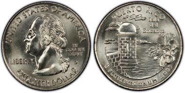2009-D 25C Puerto Rico MS66
