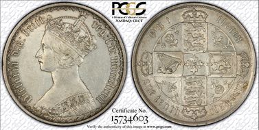 1872 Florin S-3893 N1