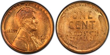 1917-D 1C MS64RD