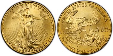 1997 $10 Gold Eagle MS69