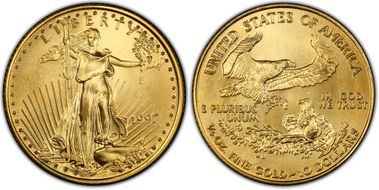 1997 $10 Gold Eagle MS68