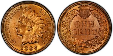 1886 1C Type 2 MS66RD