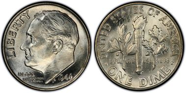 1946 10C DDO FS-102 MS64