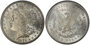 1879-S $1 VAM 9, Rev. of 1878 MS64