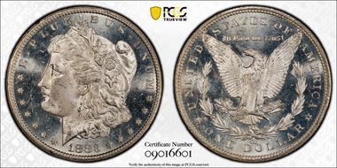 1883-CC $1 MS62PL