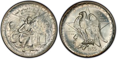 1935-D 50C Texas MS67