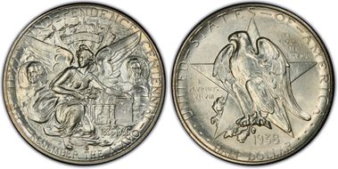 1938-D 50C Texas MS66