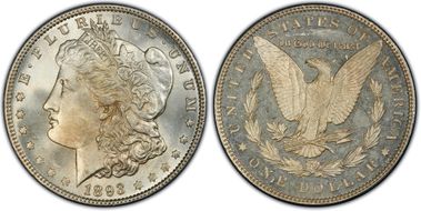 1893 $1 MS65