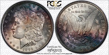 1892 $1 MS62