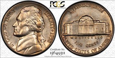 1958-D/D 5C D/ Inverted D FS-501 MS64