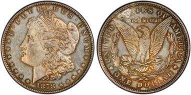 1878 8TF $1 VAM 15 Doubled Liberty MS61