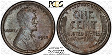 1914 1C MS65BN