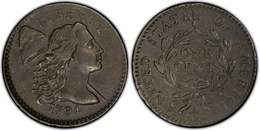 1794 1C Head of 1794 AU55BN