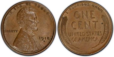 1918-D 1C MS64BN