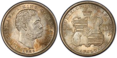 1883 50C Hawaii MS64+
