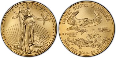 2003 $25 Gold Eagle MS69