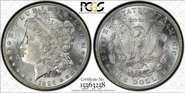 1896-S $1 MS63