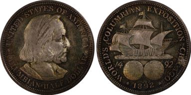 1892 50C Columbian PR66CAM