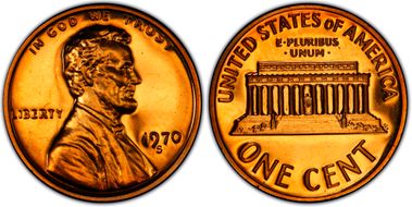 1970-S 1C DDO FS-102 LD/SD PR64RD