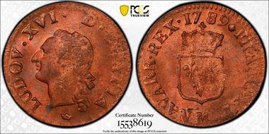 1789-M Liard Gad-348 MS64RB