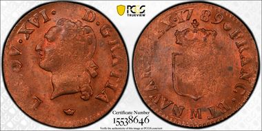 1789-M Liard Gad-348 MS64RB