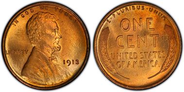1913 1C MS65RD
