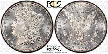 1898-S $1 MS63