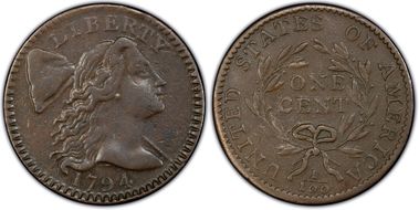 1794 1C Head of 1794 XF40BN