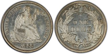 1865 10C MS64