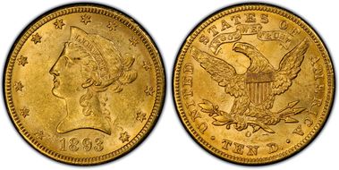 1893-O $10 MS61