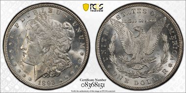 1893 $1 MS61
