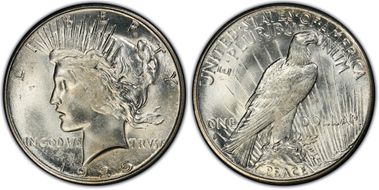 1925-S $1 VAM 2 Doubled Reverse MS64