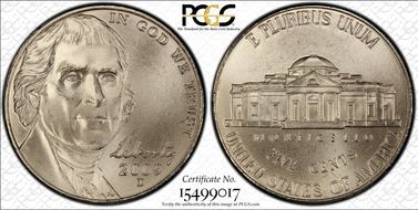 2009-D 5C Satin Finish SP68FS