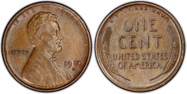 1910-S 1C AU58BN