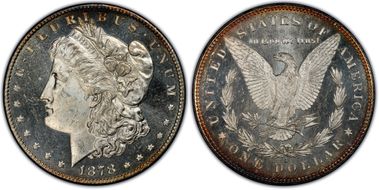 1878-S $1 VAM 6, Doubled RIB MS64PL