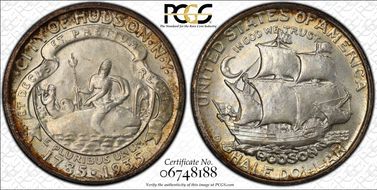 1935 50C Hudson MS66+