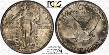 1928 25C MS66FH