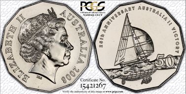 2008 50C Americas Cup MS66