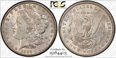1896-O $1 AU53