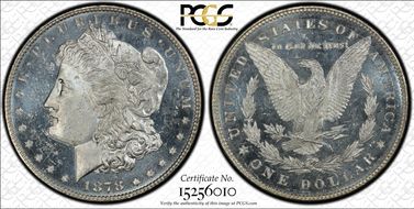 1878 7/8TF $1 VAM 43 Doubled Legs Weak 7/0 MS64DMPL