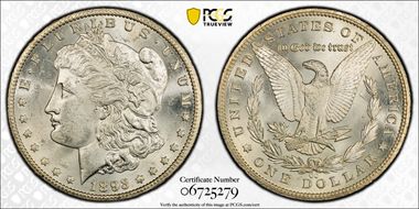 1893-CC $1 MS63